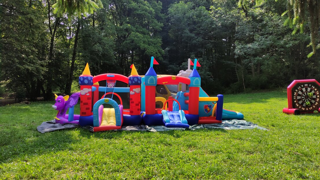 Giochi da esterno in giardino